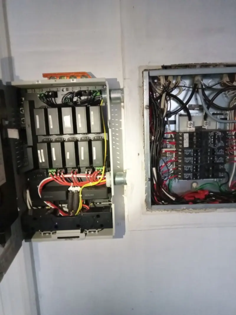 Electrical panel upgrade completed for Security Camera Wiring in New Baltimore